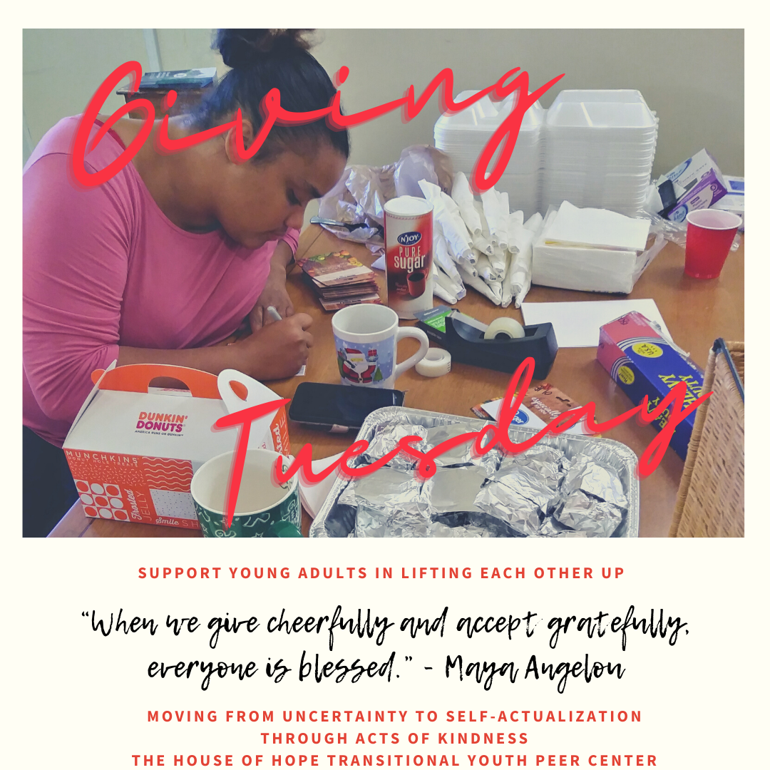 A.A of Giving Tuesday - Support Young Adults A.A of Giving Tuesday - Support Young Adults