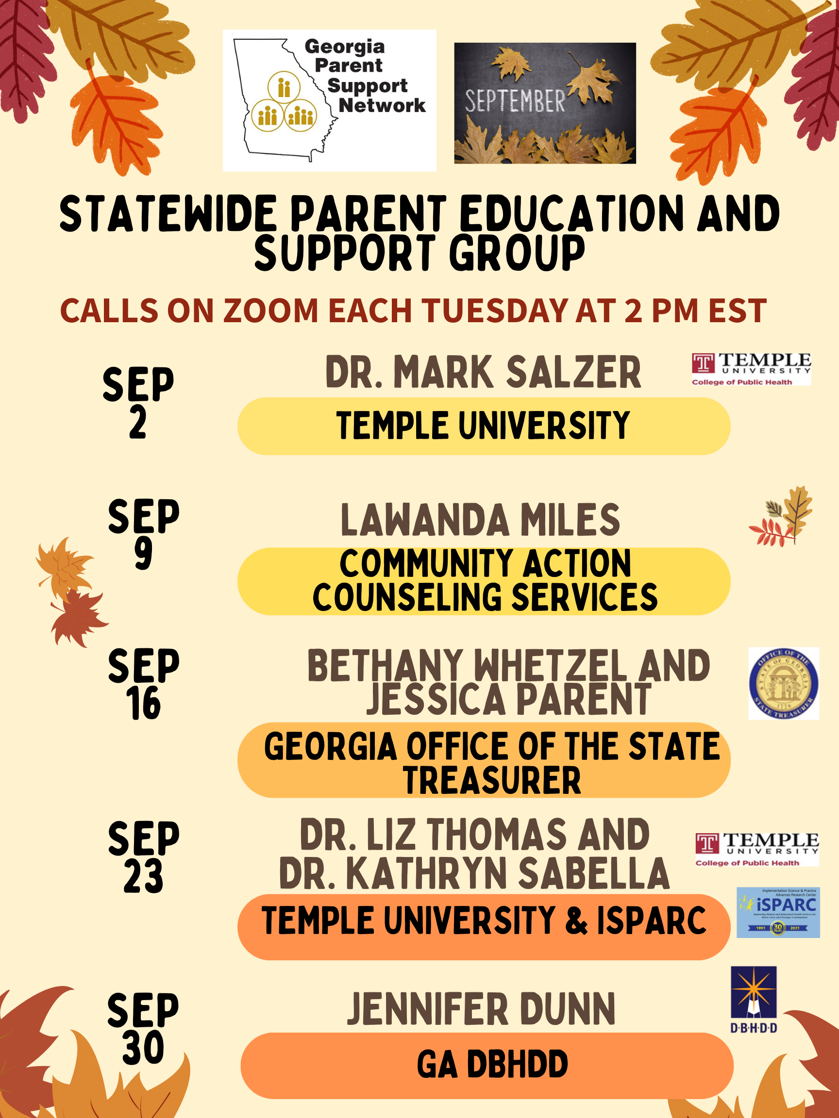 Sept 2025 SPSG Calendar